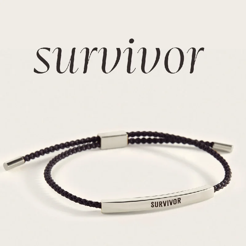 Subtle accent bangles-Survivor Inspire Bracelet