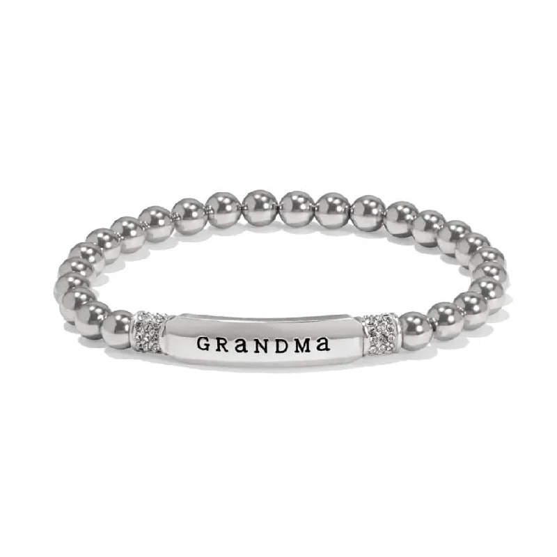 Spinel stone bangles-Meridian Grandma Petite Stretch Bracelet