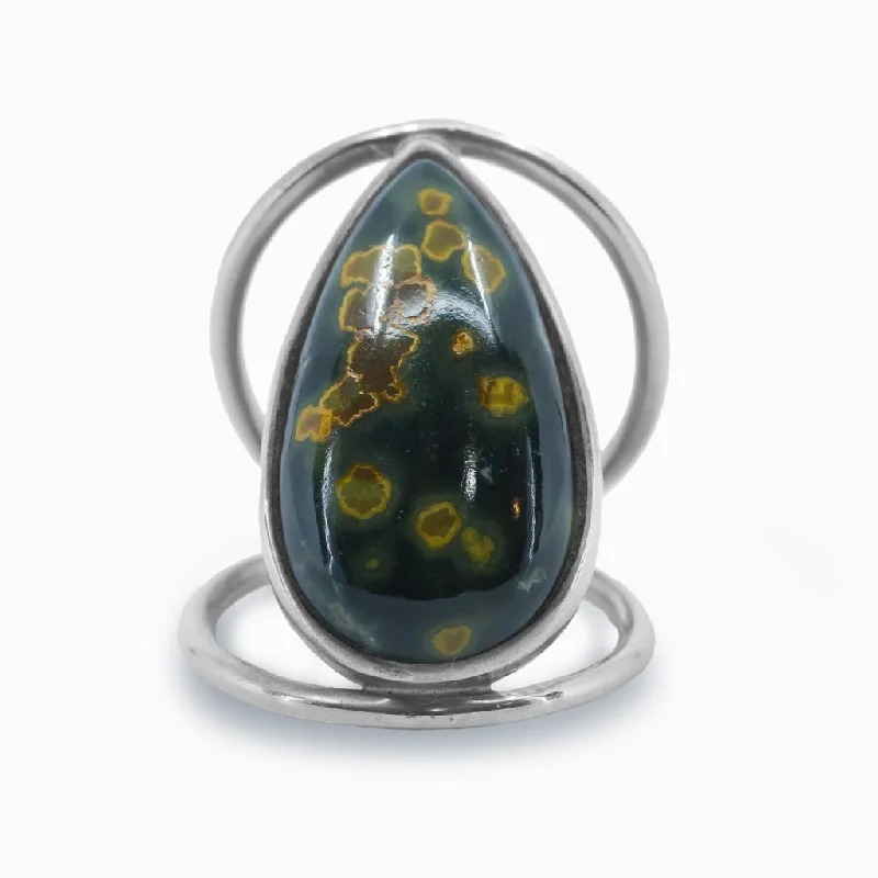 Ocean Spray Agate Ring