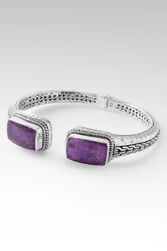 Vintage flair bangles-Light of Faith Tip-to-Tip Bracelet™ in Purpurite