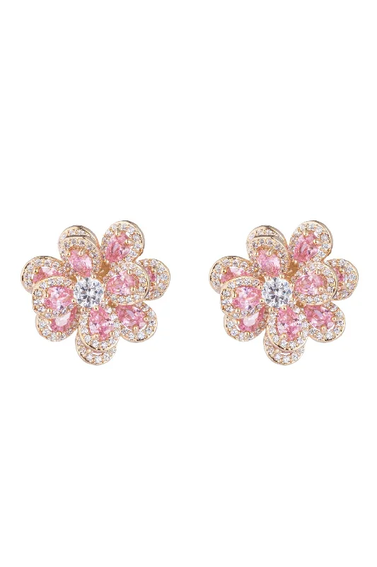 Radiant star earrings-Eye Candy Los Angeles - Jada Earrings - Pink