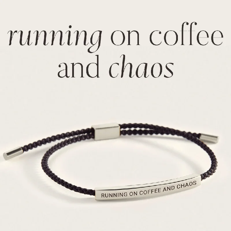 Dove feather bangles-Running on Coffee and Chaos Inspire Bracelet