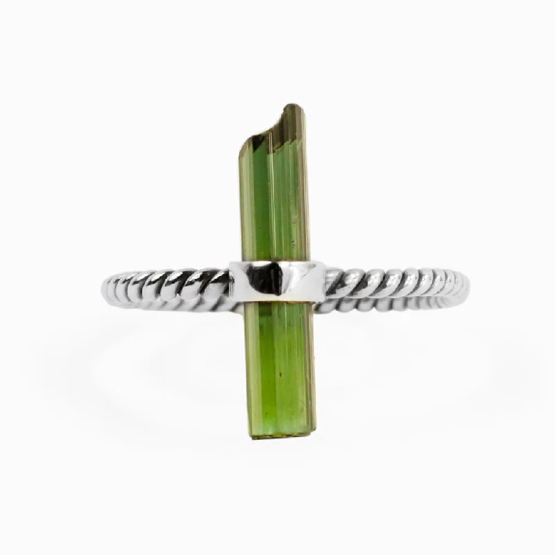 Green Tourmaline Ring