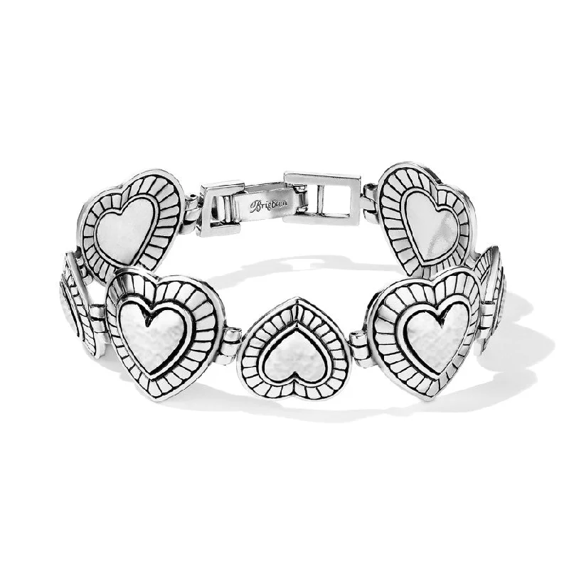 Oval shape bangles-Big Sky Heart Bracelet