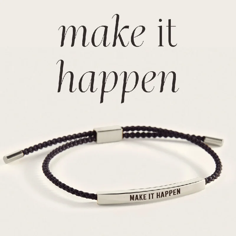 Pink gold bangles-Make It Happen Inspire Bracelet