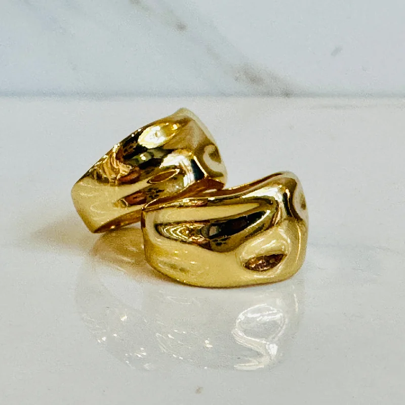 Ring - 18KG Gold Filled Chunky Band (NEW)