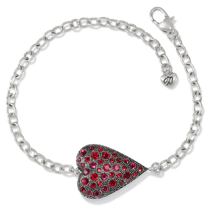 Multi-bead bangles-Glisten Heart Bracelet