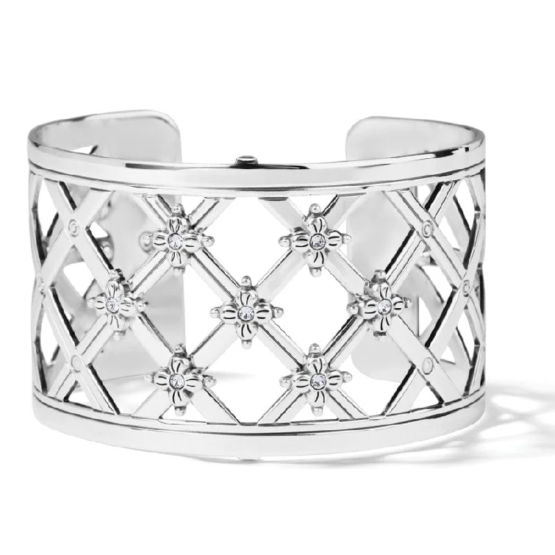 Retro deco bangles-Christo Amsterdam Wide Cuff Bracelet