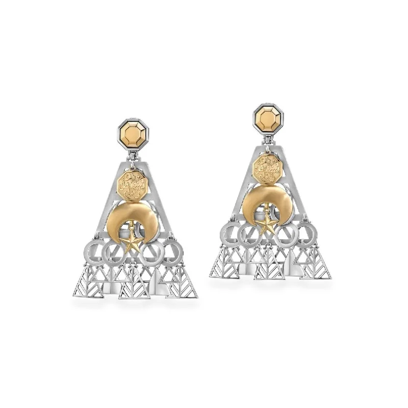 Java tile earrings-Sayed Darwish Earrings