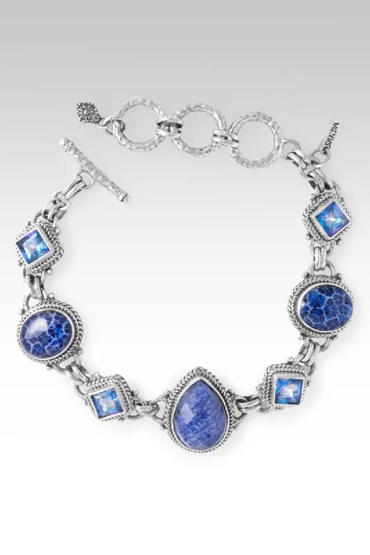 Surf theme bangles-Finally Home Bracelet™ in Dumortierite