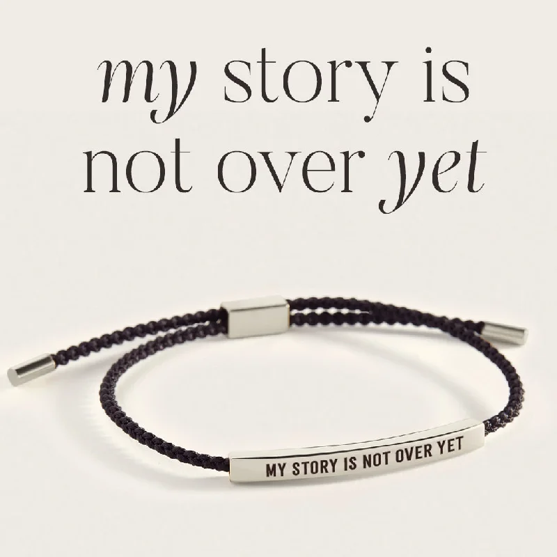 Lily motif bangles-My Story Is Not Over Yet Inspire Bracelet