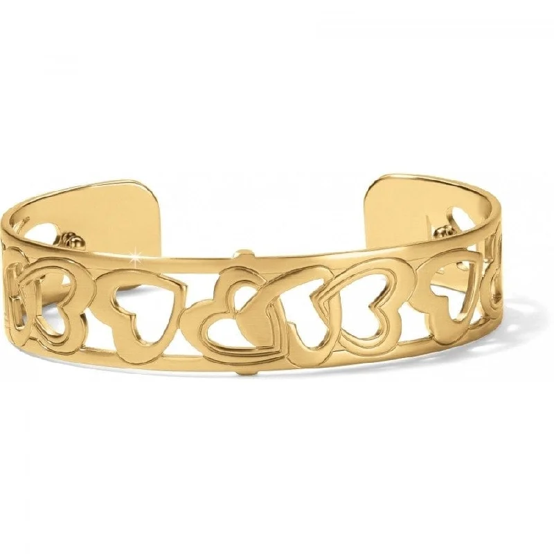 Tri-tone bangles-Christo Venice Slim Cuff Bracelet