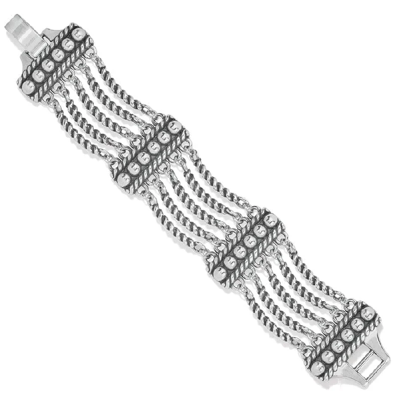 Bead charm bangles-Sonora Multi Row Bracelet