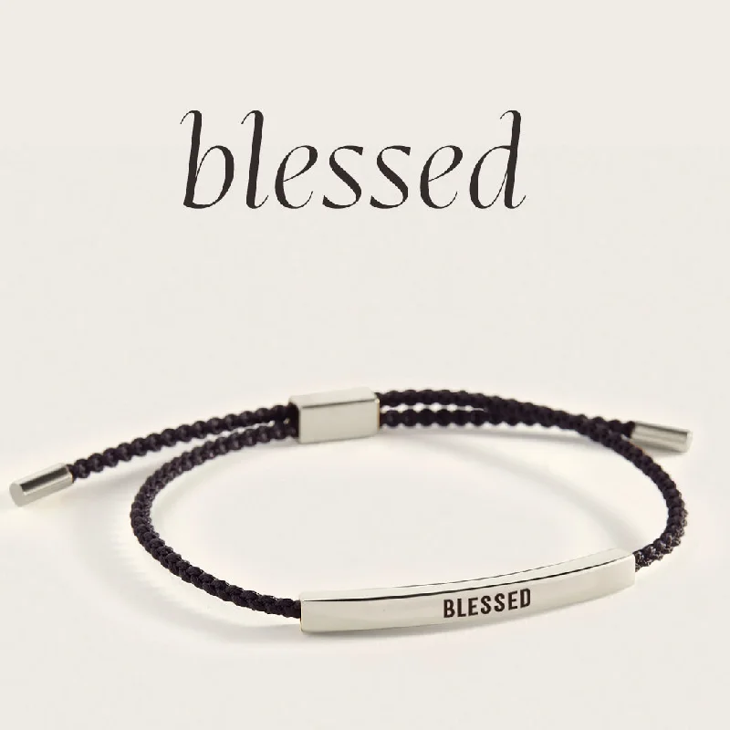 Gem strand bangles-Blessed Inspire Bracelet