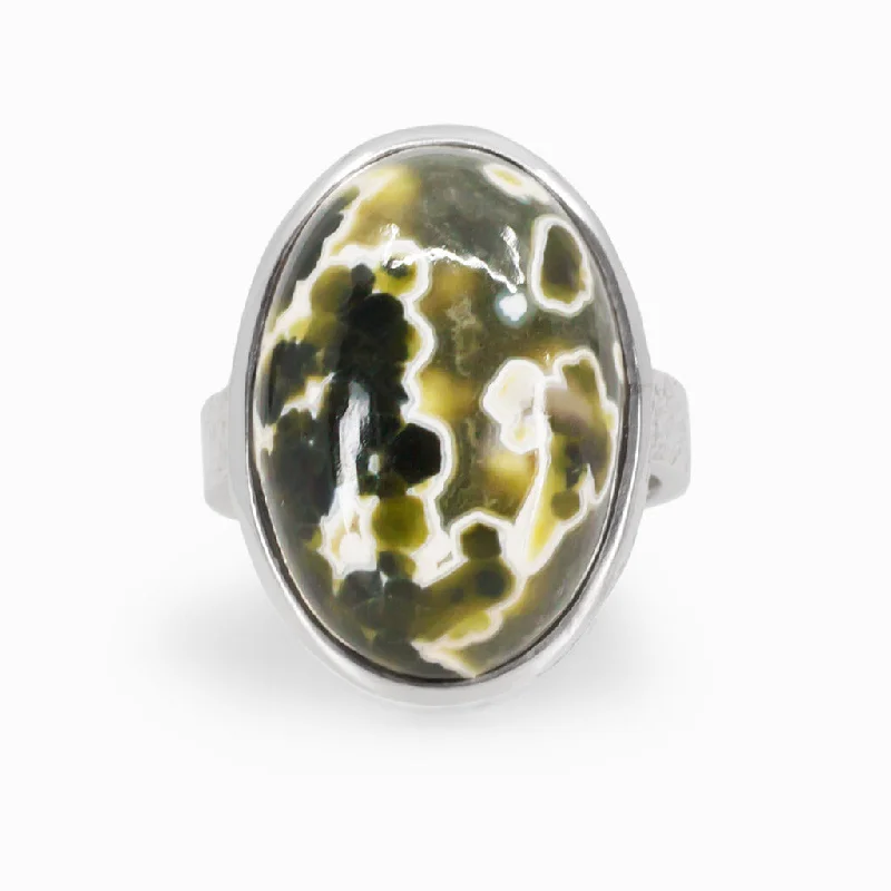 Ocean Spray Agate Ring