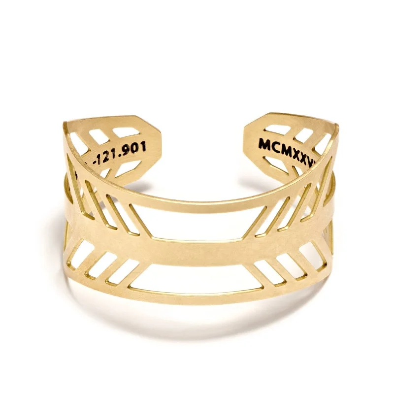 Open frame bangles-Bridge of the Gods cuff bracelet