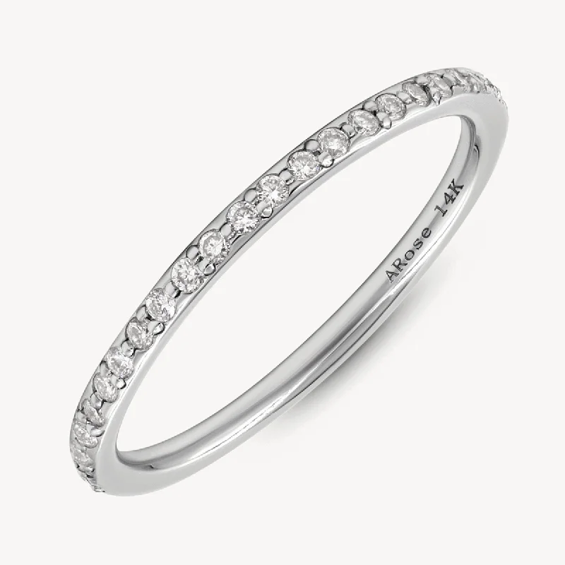 Diamond Stackable Eternity Bands