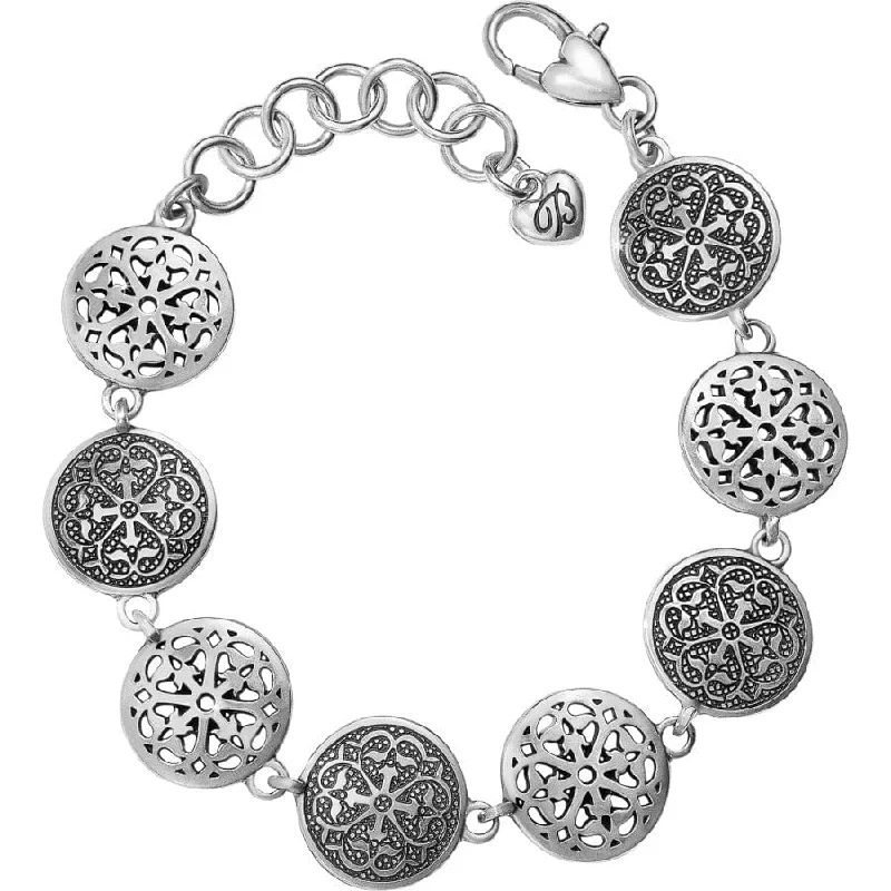 Mystic eye bangles-Ferrara Medallion Link Bracelet