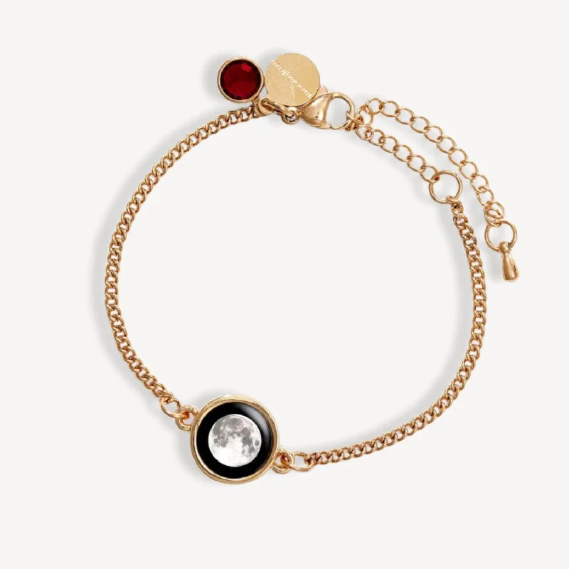 Pure link bangles-Birthstone Pallene Bracelet in Gold