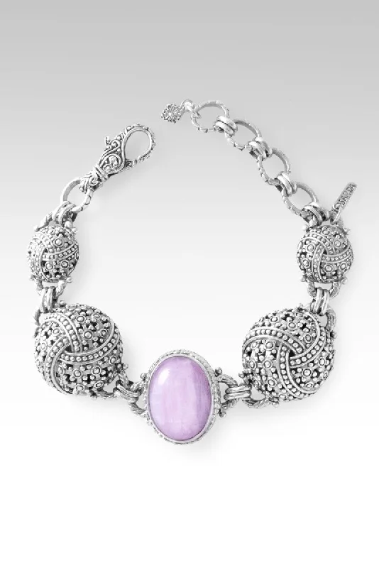 Swirl shape bangles-Intention is Everything Bracelet™ in Kunzite