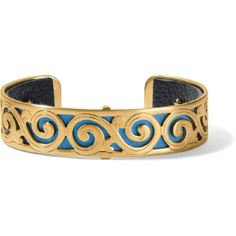 Textured metal bangles-Christo Barcelona Slim Cuff  Bracelet Set