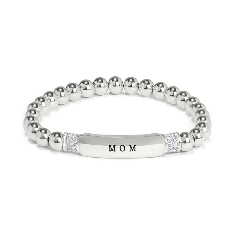 Loop charm bangles-Meridian Mom Petite Stretch Bracelet