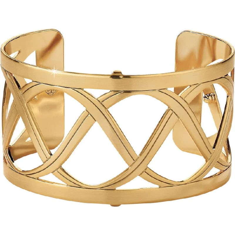 Flex thread bangles-Christo Sydney Wide Cuff Bracelet