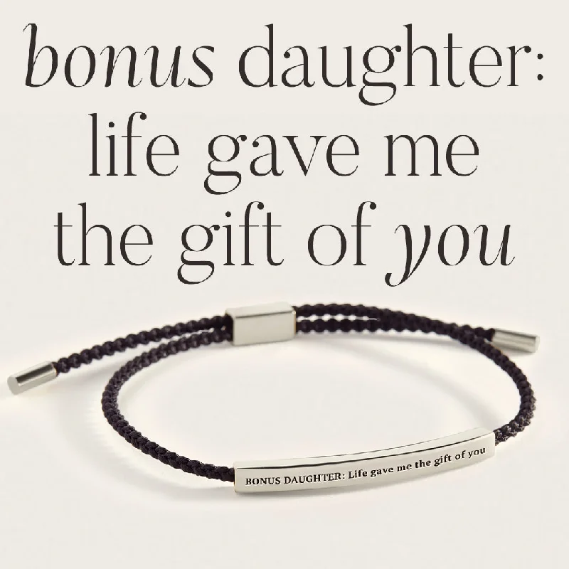 Pure link bangles-Bonus Daughter Inspire Bracelet