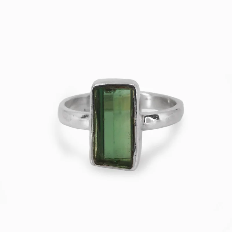 Green Tourmaline Ring