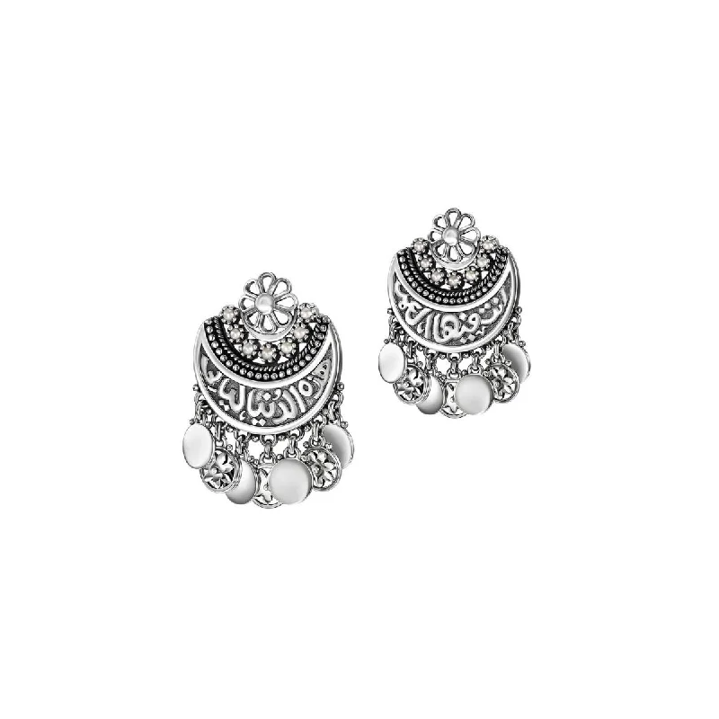 Solid ring earrings-Fallahy Crescent Earrings